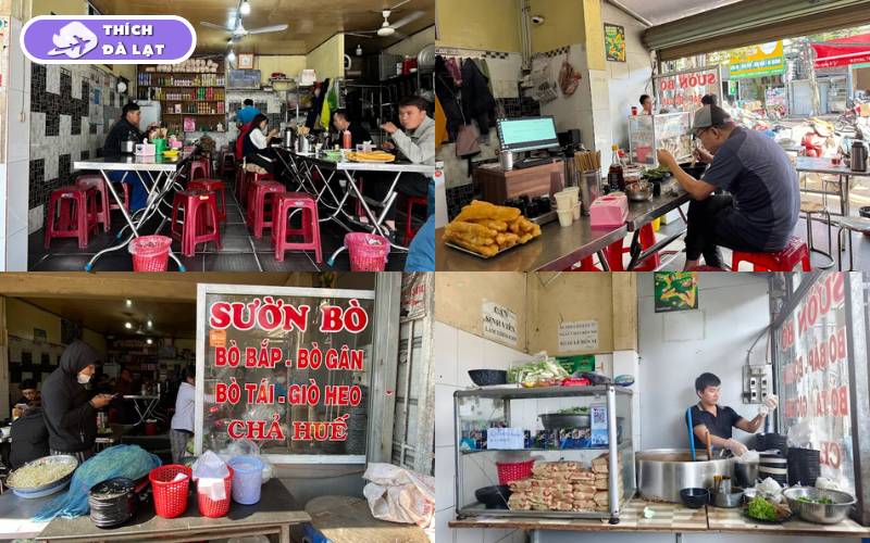 Quán Bún bò Hương Đà Lạt quán bún quen của dân địa phương 7 bún bò hương đà lạt