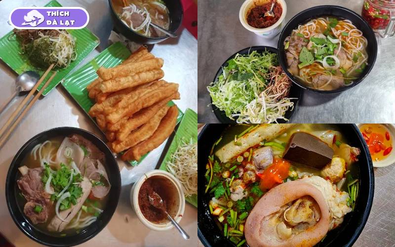 Quán Bún bò Hương Đà Lạt quán bún quen của dân địa phương 9 bún bò hương đà lạt