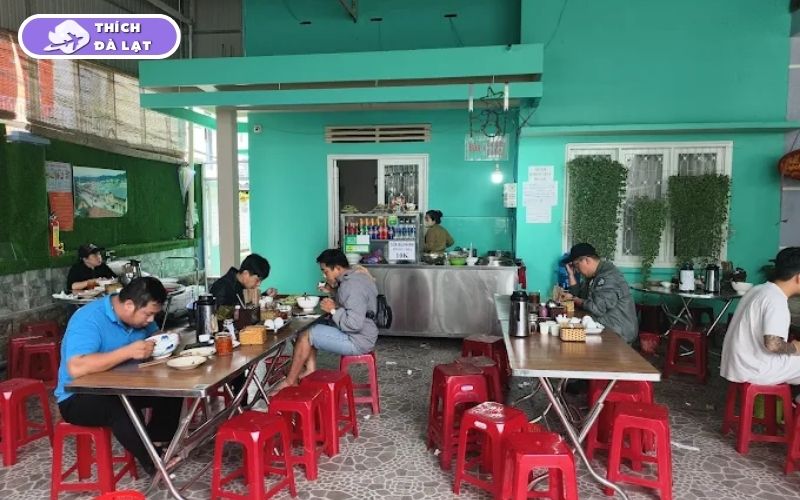 Quán bún bò O Ly Đà Lạt quán bún bò ăn sáng gần trung tâm 7 bún bò o ly đà lạt