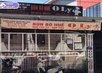 bún bò o ly đà lạt