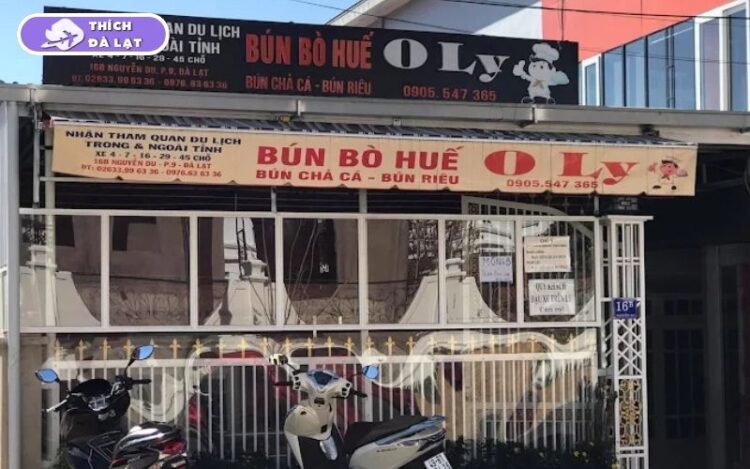 bún bò o ly đà lạt