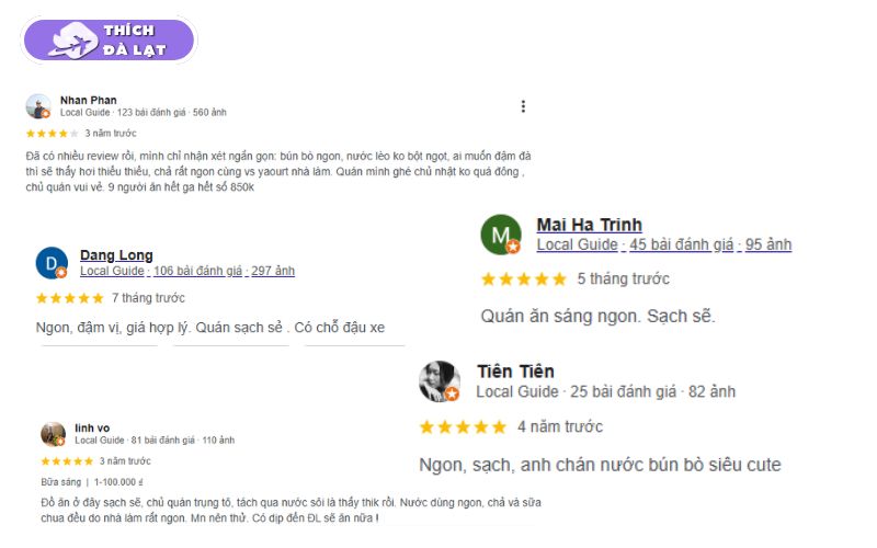 Quán bún bò O Năm Đà Lạt quán lâu năm đông khách mỗi sáng 16 bún bò o năm đà lạt