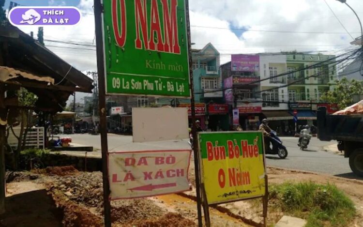 bún bò o năm đà lạt