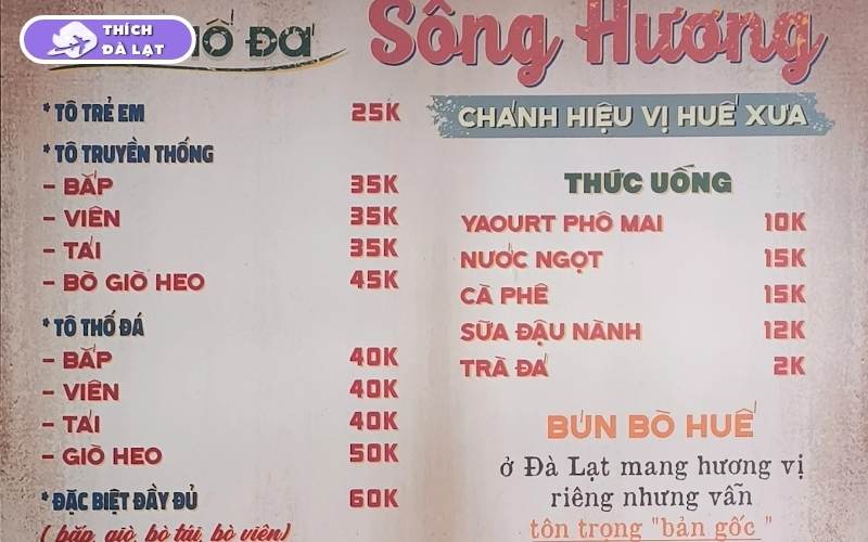 Bún bò Sông Hương Đà Lạt chuẩn vị Huế thập niên 90 ăn là ghiền 8 bún bò sông hương đà lạt