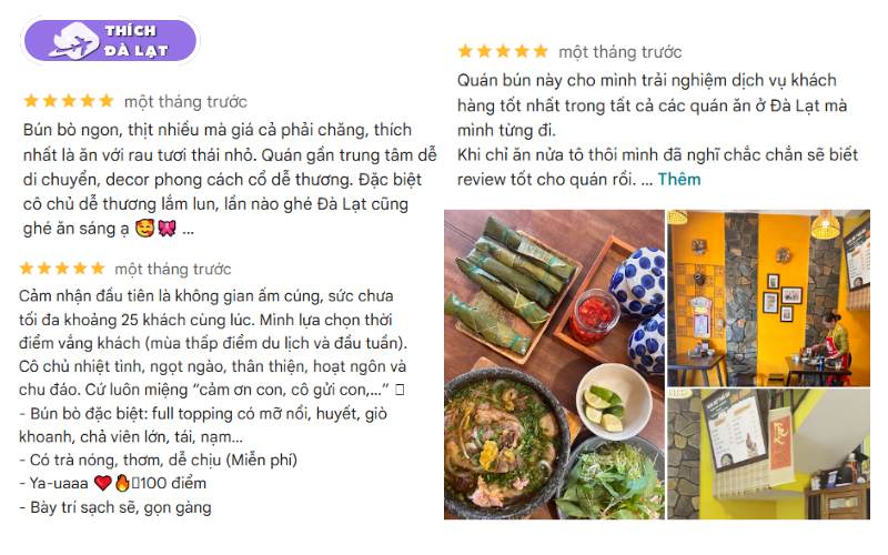 Bún bò Sông Hương Đà Lạt chuẩn vị Huế thập niên 90 ăn là ghiền 10 bún bò sông hương đà lạt