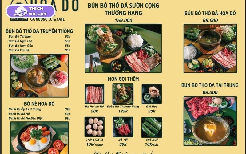 Quán Bún bò thố đá Hoa Dó sườn cọng to hầm mềm ăn là nghiện 9 bún bò thố đá hoa dó