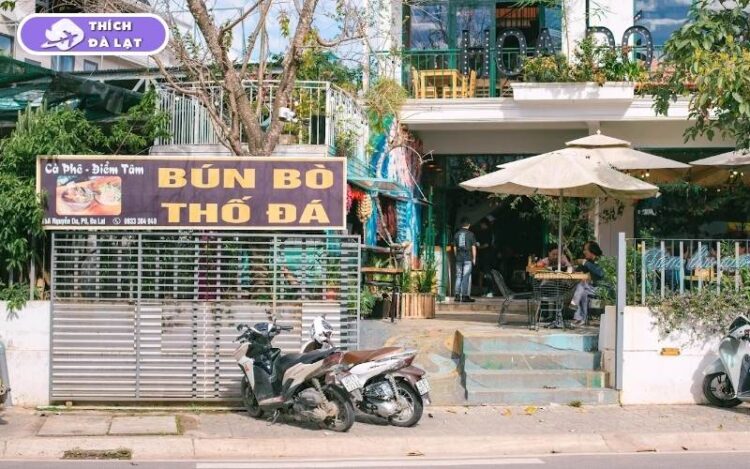bún bò thố đá hoa dó