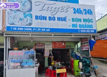 bún bò tuyết đà lạt