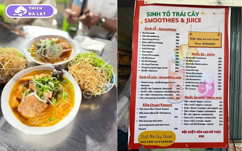 Quán bún bò Tuyết Đà Lạt bún bò Huế đậm đà mở cửa 24 giờ 13 bún bò tuyết đà lạt