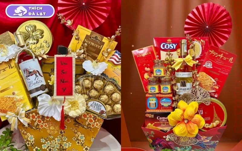 Top 7 địa chỉ mua giỏ quà Tết Đà Lạt chất lượng, uy tín, giá tốt 14 giỏ quà tết đà lạt