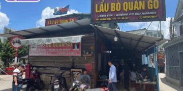 lẩu bò ba toa quán gỗ