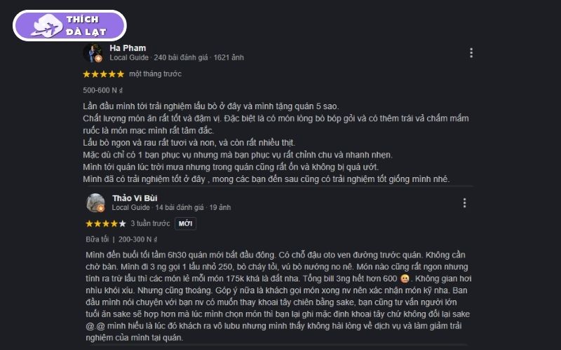 Quán lẩu bò Đà Lạt Balu hấp dẫn với nồi lẩu nhiều thịt bò tươi 10 lẩu bò đà lạt balu