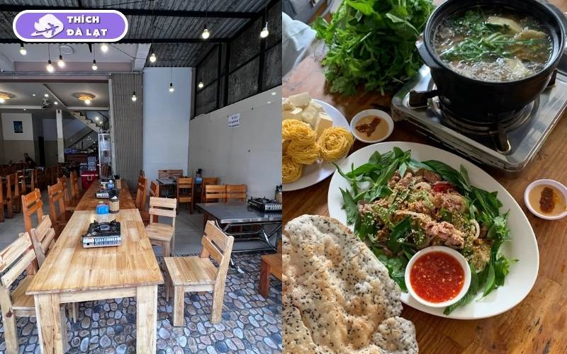 Quán lẩu bò Hạnh Đà Lạt nổi tiếng với giá rẻ, bò tươi ăn rất no 7 lẩu bò hạnh đà lạt