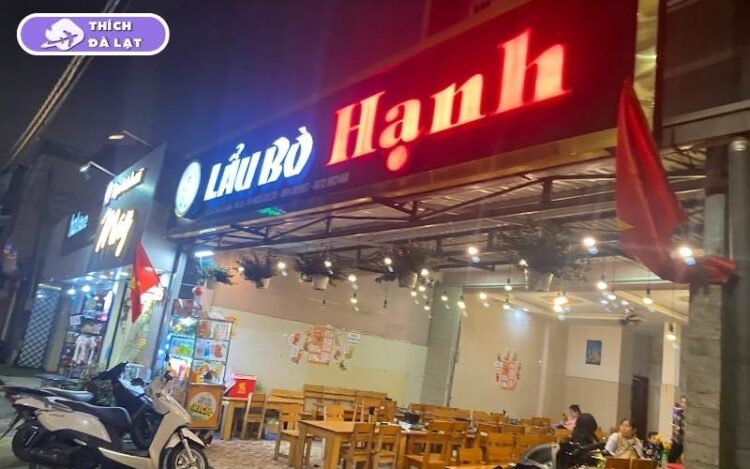 lẩu bò hạnh đà lạt