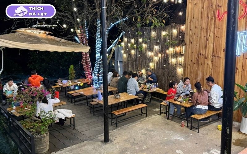 Quán lẩu bò nồi đất Đà Lạt The Lab giữ nhiệt lâu ăn rất đã 7 lẩu bò nồi đất đà lạt