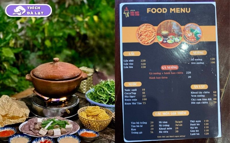 Quán lẩu bò nồi đất Đà Lạt The Lab giữ nhiệt lâu ăn rất đã 8 lẩu bò nồi đất đà lạt