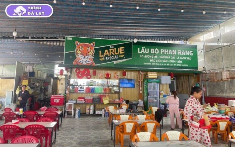 Quán lẩu bò Phan Rang Đà Lạt được lòng khách nhờ giá hợp lý 6 lẩu bò phan rang đà lạt