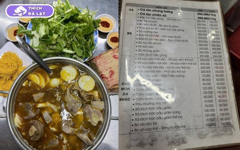 Quán lẩu bò Thanh Tâm hấp dẫn nhờ món bò tươi phần ăn đầy 8 lẩu bò thanh tâm