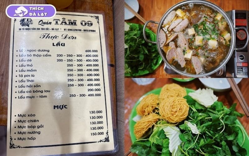 Quán lẩu bò Ba Toa quán cũ lựa chọn quen thuộc của người Đà Lạt 8 lẩu bò ba toa quán cũ