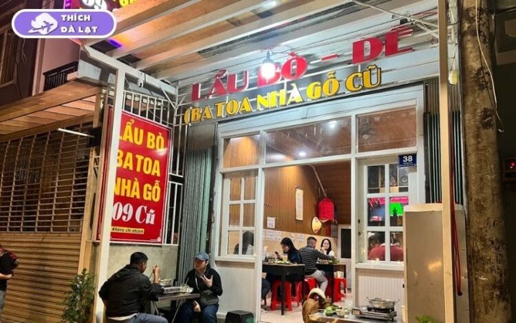 Quán lẩu bò Ba Toa quán cũ lựa chọn quen thuộc của người Đà Lạt 6 lẩu bò ba toa quán cũ