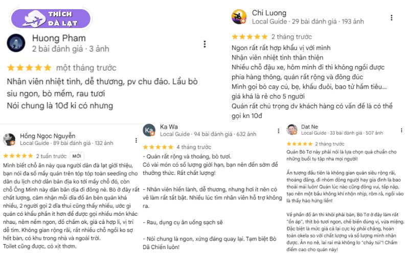 Quán lẩu bò Ông Minh Đà Lạt chinh phục thực khách mê bò tươi 10 lẩu bò ông minh đà lạt