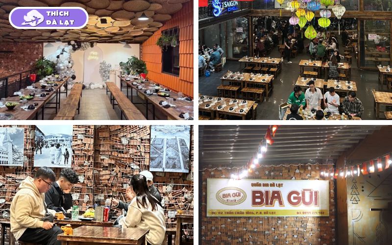 Quán Bia Gùi quán nhậu nổi tiếng với không gian sôi động 8 bia gùi