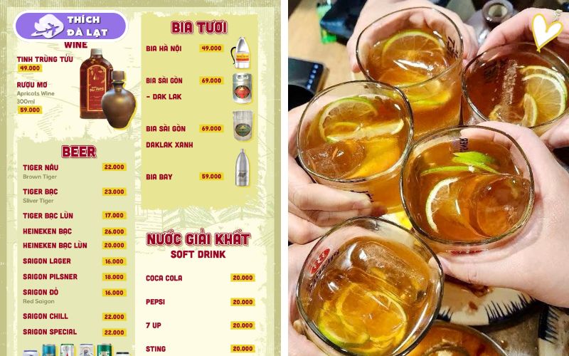 Quán Bia Gùi quán nhậu nổi tiếng với không gian sôi động 10 bia gùi