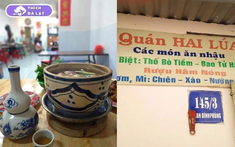 quán ăn hai lúa đà lạt