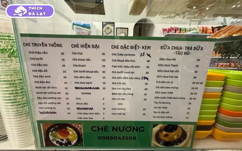 Chè Nương Đà Lạt quán chè nổi tiếng thu hút nhiều thực khách 8 chè nương đà lạt