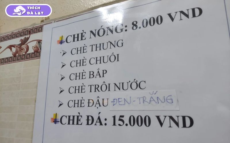 Quán chè Hé Đà Lạt nổi tiếng với phong cách mở cửa hé độc đáo 8 chè hé đà lạt