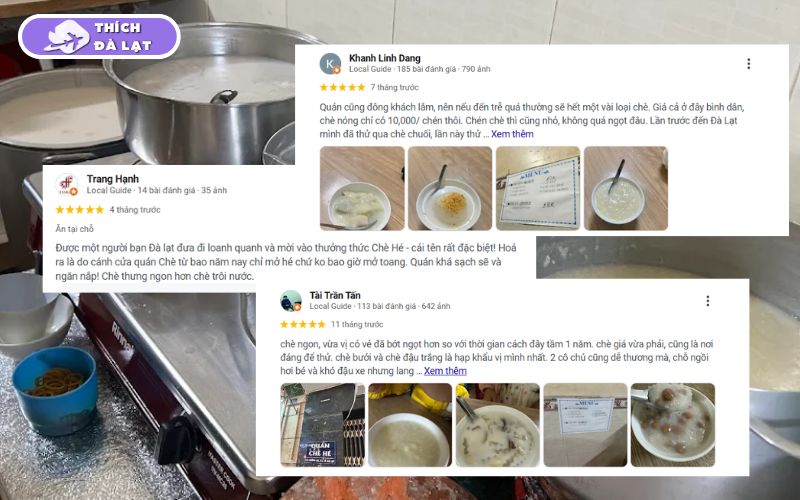 Quán chè Hé Đà Lạt nổi tiếng với phong cách mở cửa hé độc đáo 10 chè hé đà lạt