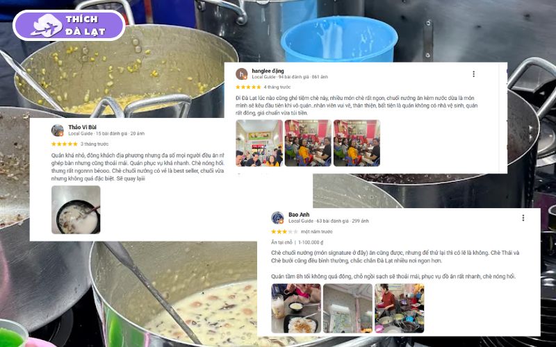 Quán chè Như Ý Đà Lạt ngon rẻ được thực khách đánh giá cao 10 chè như ý đà lạt