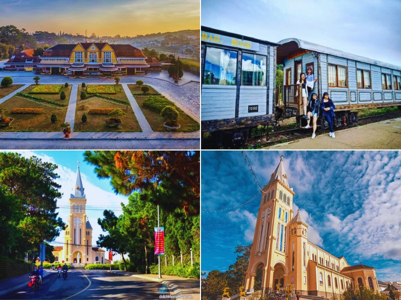 Tour Đà Lạt 5 Ngày 4 Đêm: Khám Phá Trọn Vẹn Xứ Sở Ngàn Hoa Cùng Thích Đà Lạt 13 Nhà ga Đà Lạt cổ kính và Nhà thờ Con Gà biểu tượng