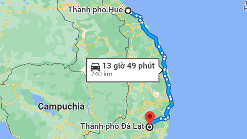 Khoảng Cách Huế Đà Lạt: Cẩm Nang Di Chuyển Chi Tiết Cho Mọi Hành Trình 5 Khoảng cách từ Huế đến Đà Lạt