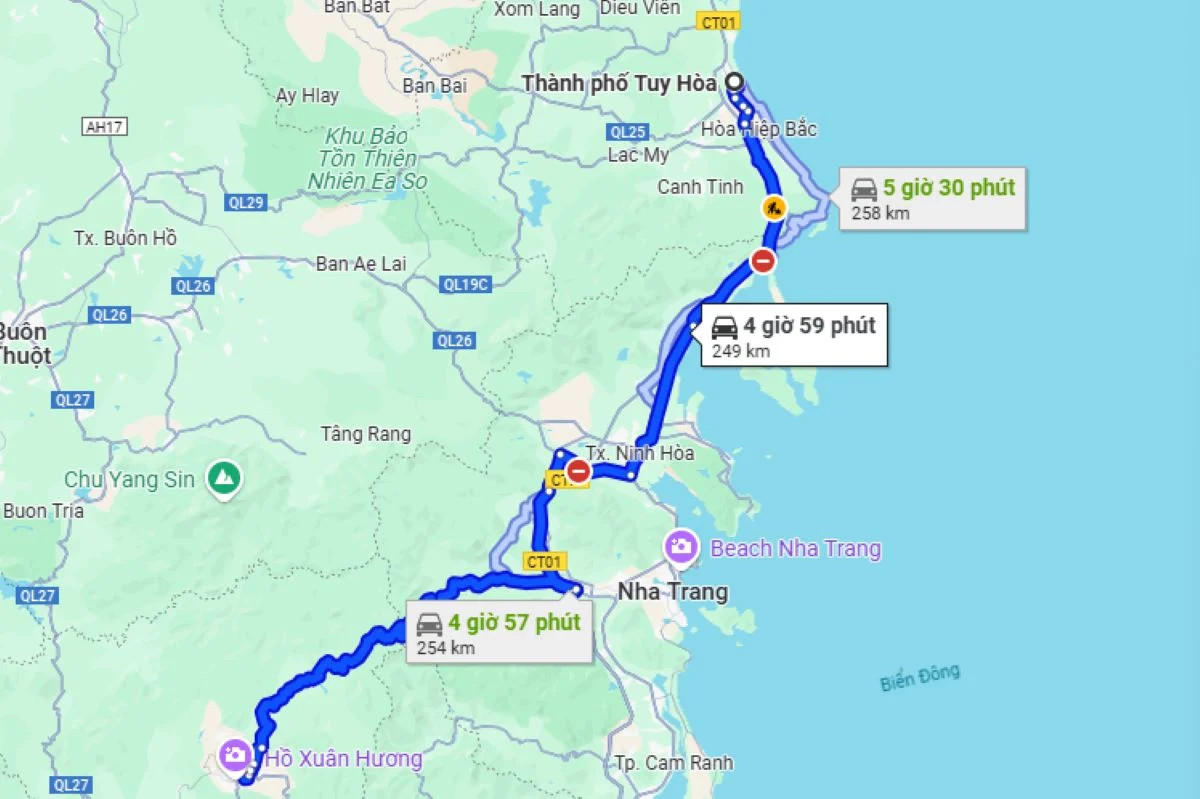 Khám phá hành trình: Phú Yên đi Đà Lạt bao nhiêu km và những trải nghiệm đáng nhớ 7 Con đường uốn lượn xuyên qua những ngọn đồi xanh mướt
